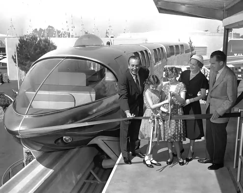 Vice President Richard Nixon at Disneyland