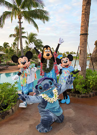 Mickey Mouse and Friends Celebrate Thanksgiving at Aulani