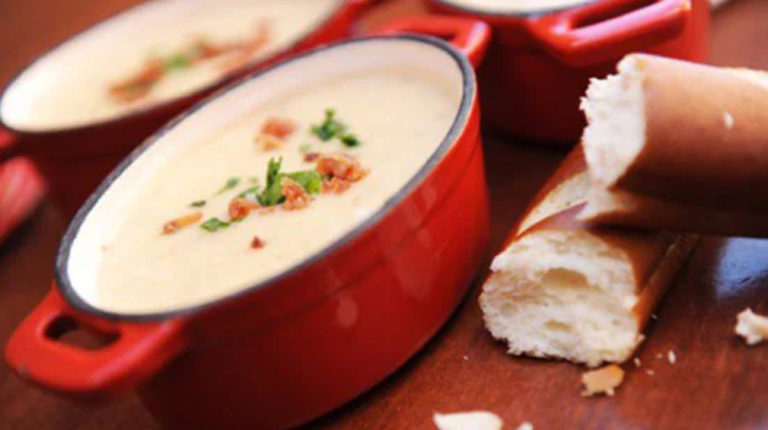 Canadian Cheddar Cheese Soup Recipe Le Cellier Steakhouse Fetured Image