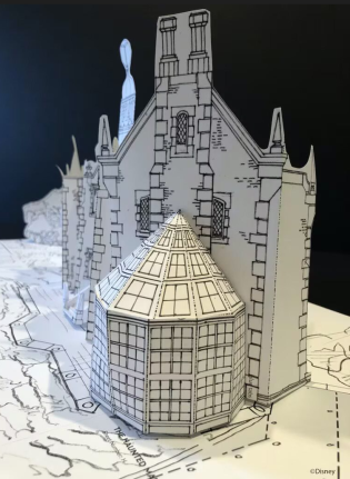 Printable Magic Kingdom Haunted Mansion Model