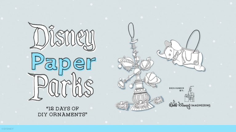 Disney Parks Blog Presents Disney Paper Parks: Holiday Edition Designed by Walt Disney Imagineering blog header