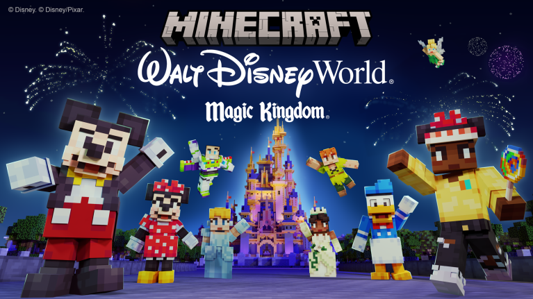 Walt Disney World Magic Kingdom Minecraft Game
