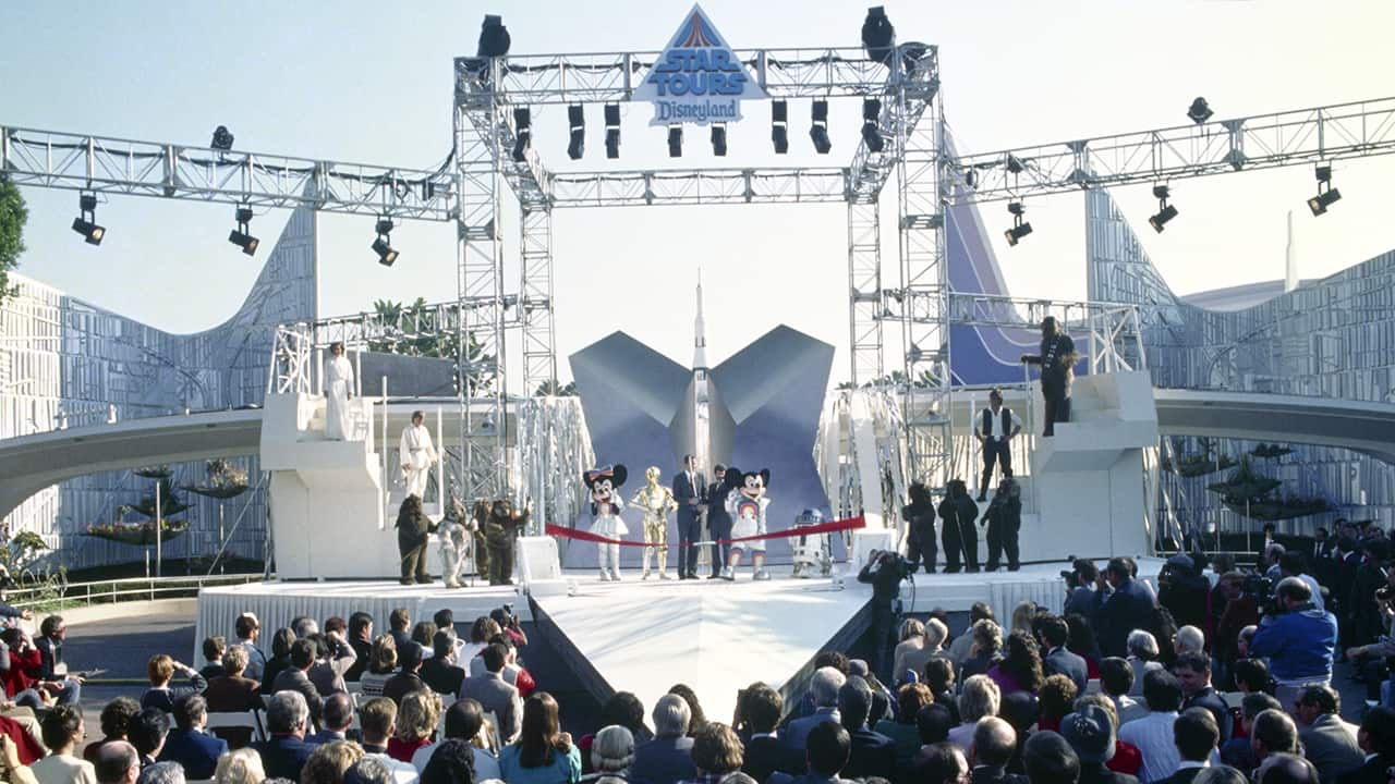 Opening Ceremony, Star Tours at Disneyland Park