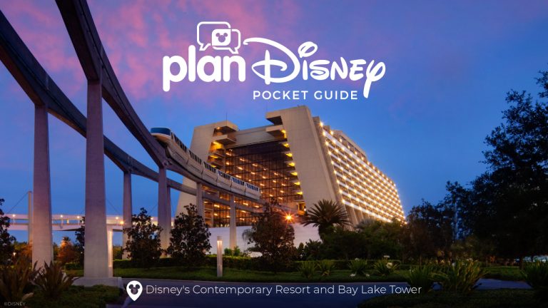planDisney Pocket Guide to Disney’s Contemporary Resort and Bay Lake Tower blog header