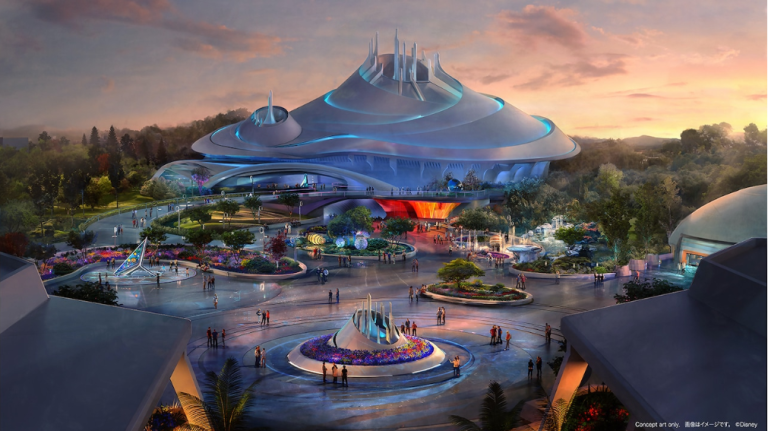 Space Mountain Tokyo Disneyland Concept Art Featured Image