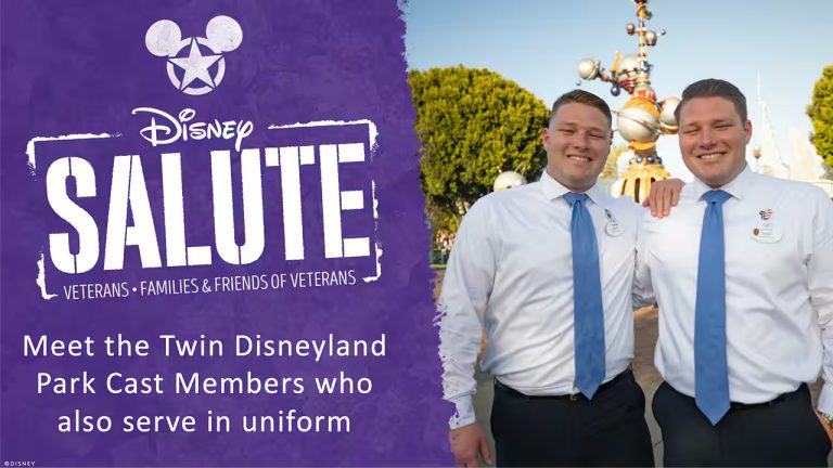 Dreams Come True, Times Two, for Disneyland Park Cast Member Twins Serving their Country