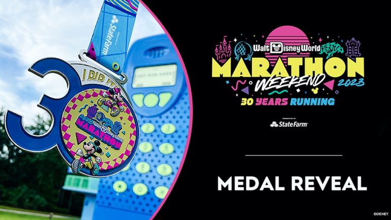 Medal reveal, 2023 Walt Disney World Marathon Weekend presented by State Farm