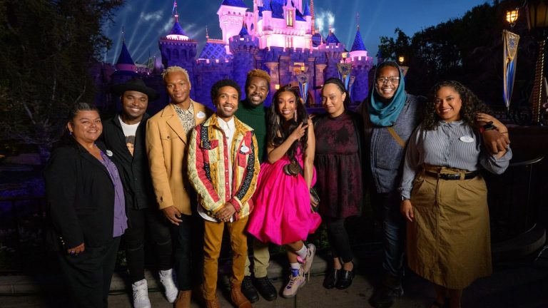 ‘Cinderella’ Actress, Singer Brandy at Disneyland Resort