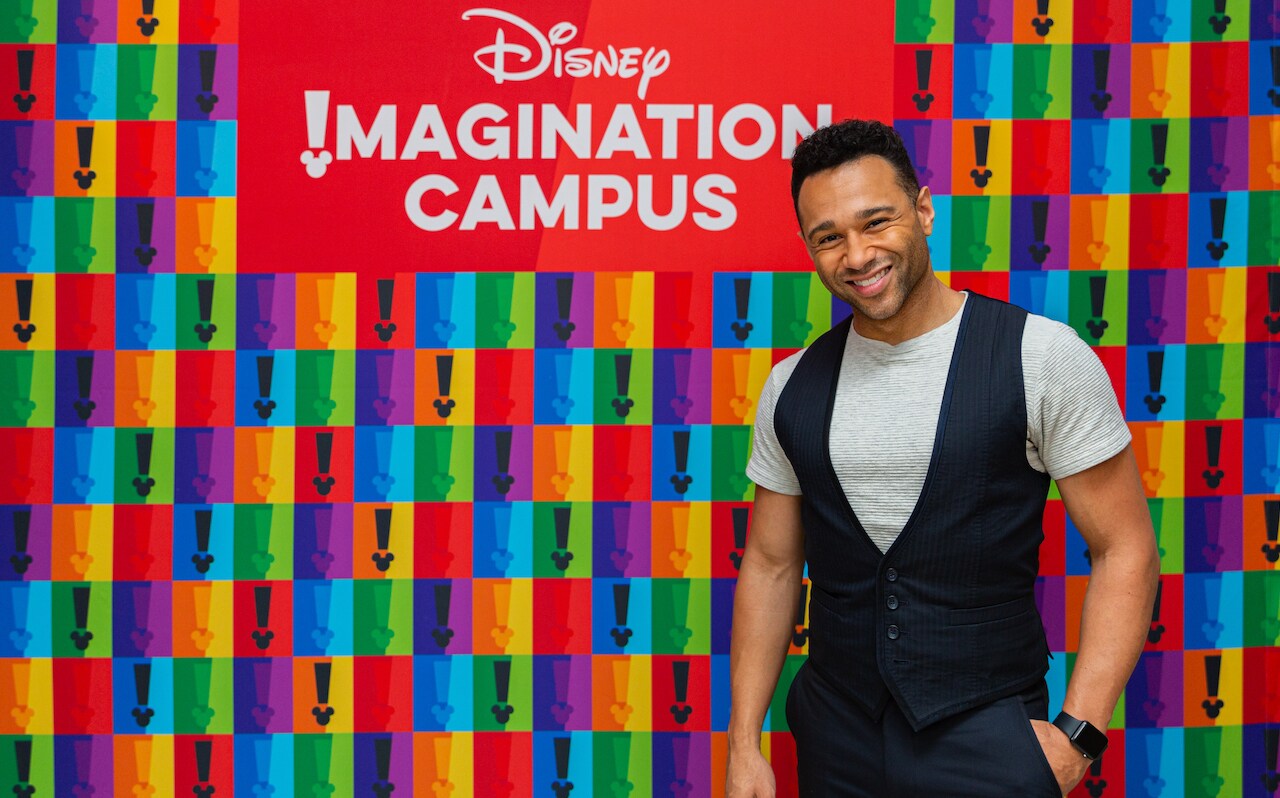 Corbin Bleu visits Disney Imagination Campus