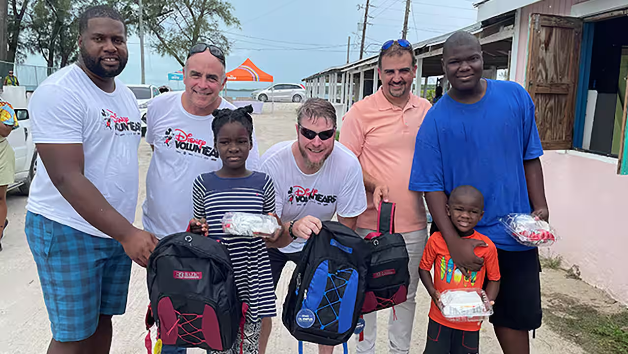 Disney Cruise Line Helps Bahamian Students Get Back-to-School Ready