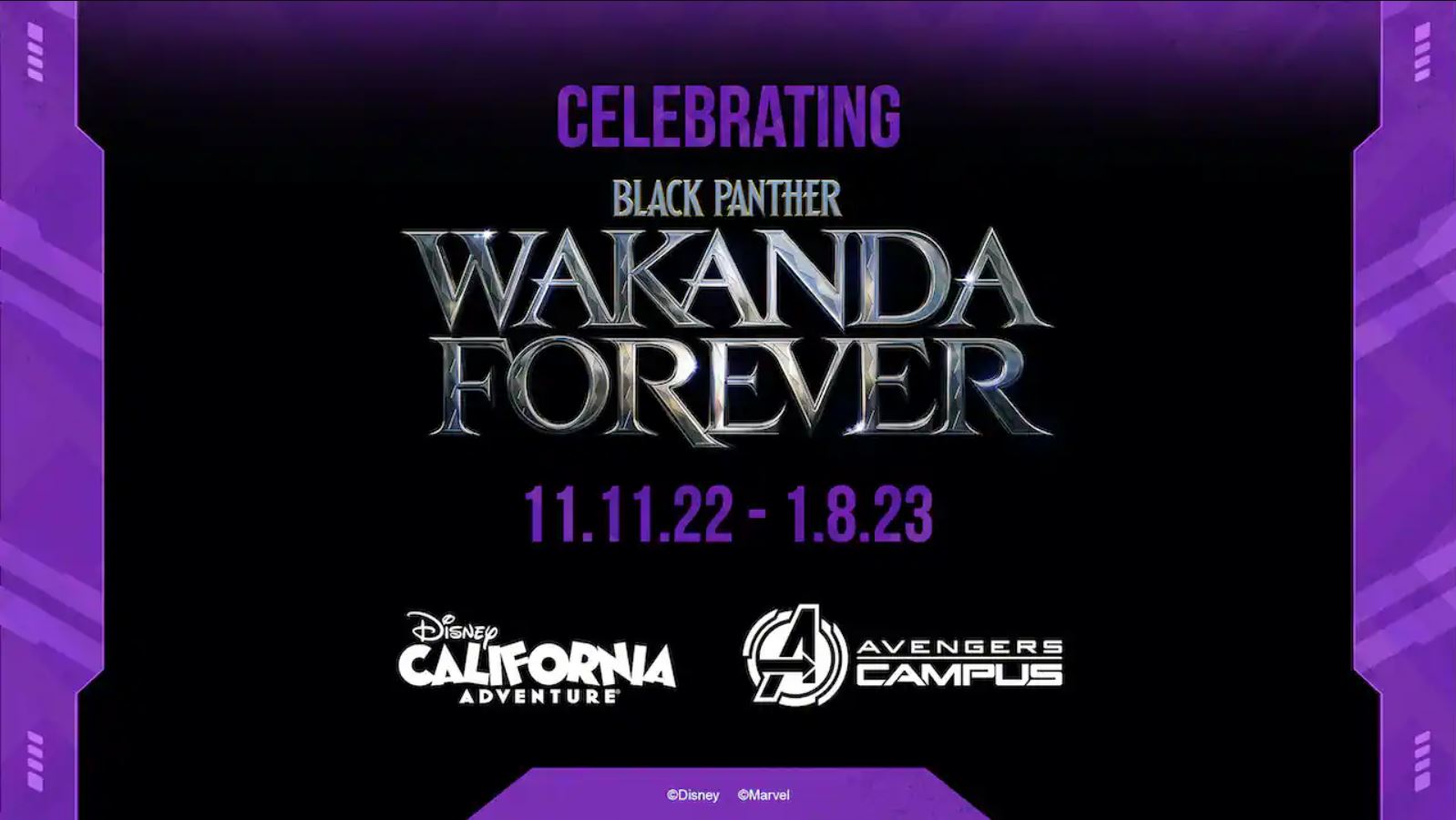 Black Panther Wakanda Forever to be Celebrated at Avengers Campus