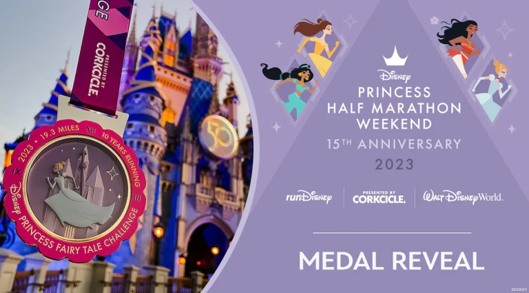 runDisney Medal Reveal: 2023 Disney Princess Half Marathon Weekend presented by CORKCICLE!