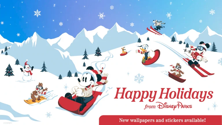 New Disney Holiday Wallpapers