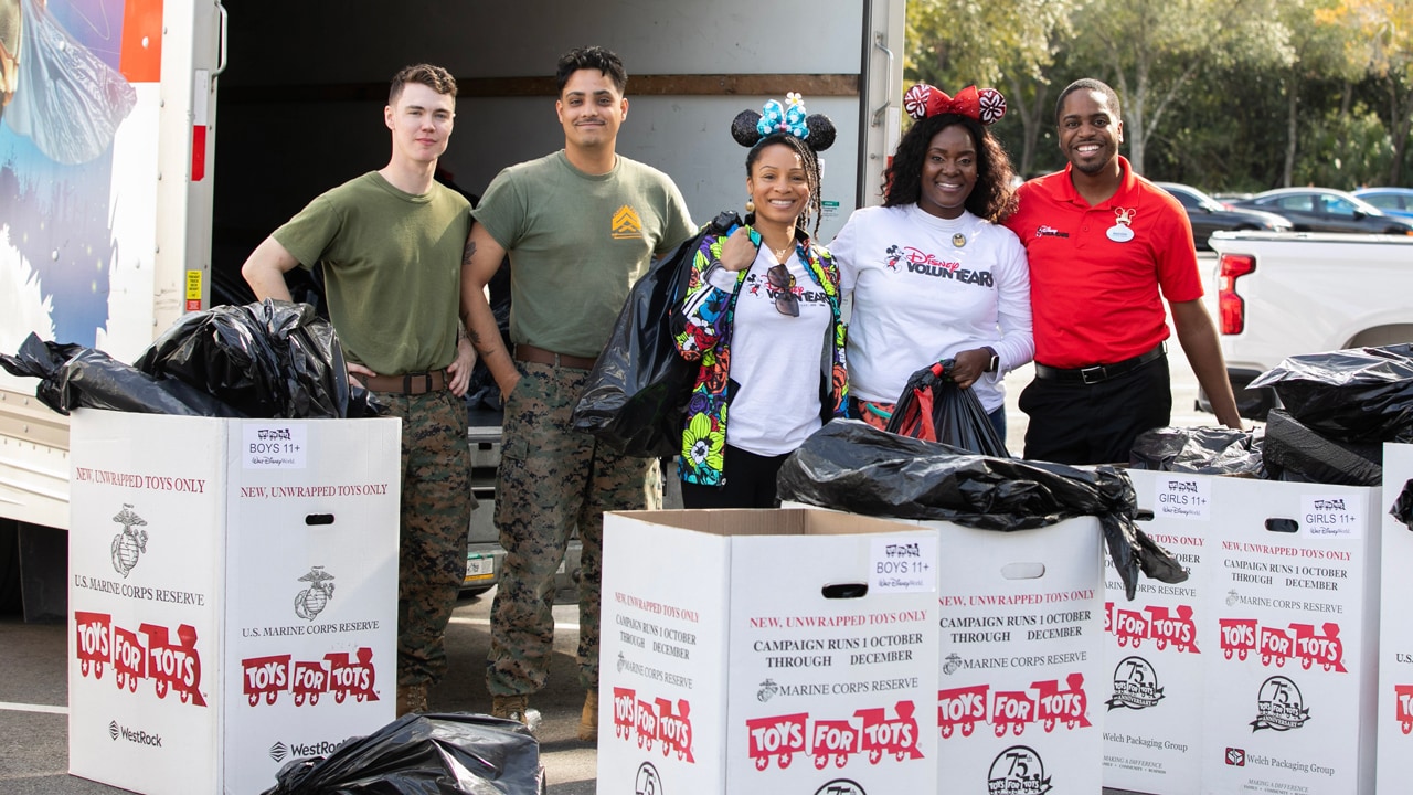 Disney Hosts First-Ever Toys for Tots Distribution Event at Walt Disney World Resort blog header