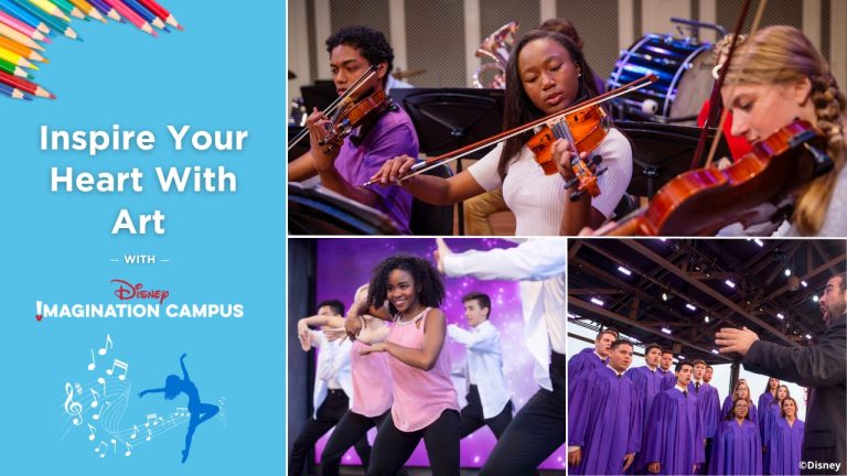 Inspire Your Heart with Art with Disney Imagination Campus blog header