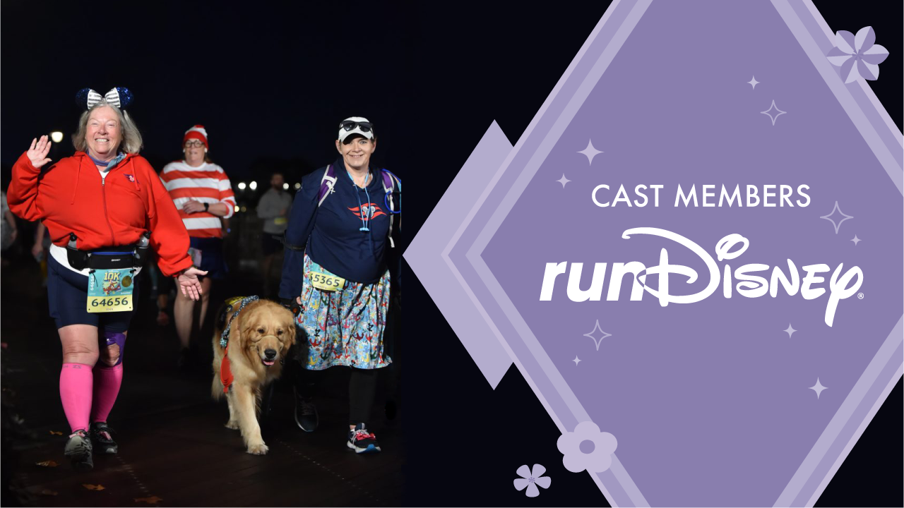 Disney Cast Member Assists Service Dog at runDisney Races blog header