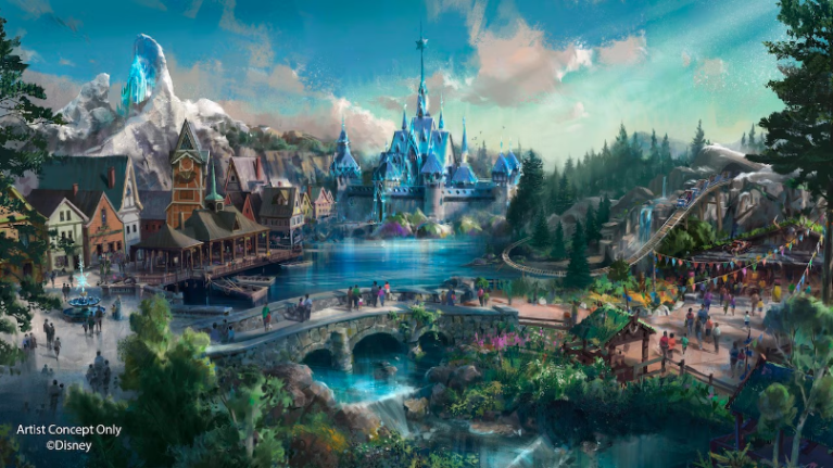 Hong Kong Disneyland World of Frozen Concept Art