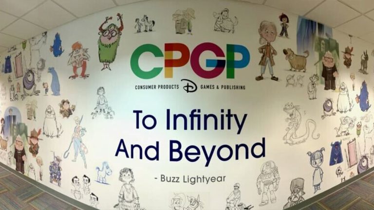 How 3 Cast Members Brought Joy to an Office Building with Disney-Inspired Art blog