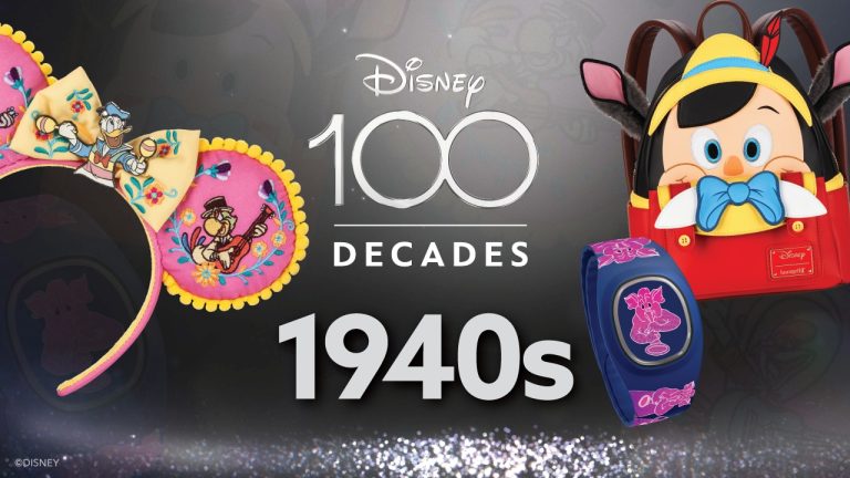 Disney100 Decades 40s Lands on shopDisney and at Disney Parks Blog header