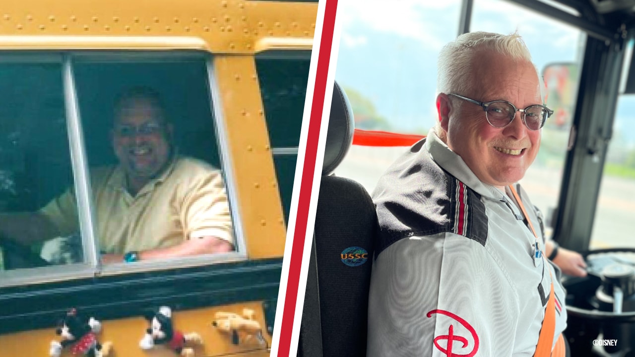 Disney Cast Member and Retired School Bus Driver Reunites with Former Student blog header