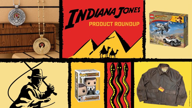 Indiana Jones Product Roundup Collage of Merchandise