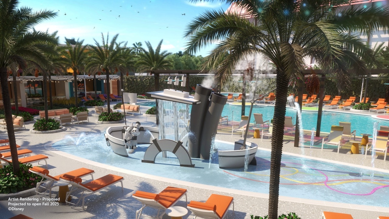 New Look at 'Steamboat Willie' Splash Pad at The Villas at Disneyland Hotel blog header