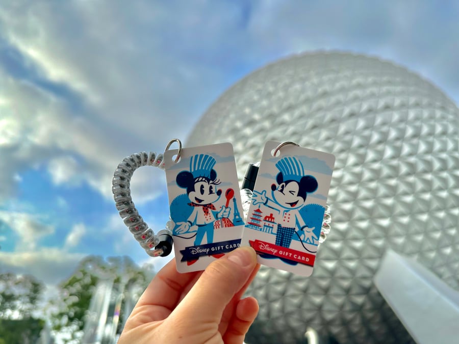 New Chef Mickey, Minnie Art Dazzles on Disney Gift Cards at EPCOT International Food & Wine Festival 2023 blog header