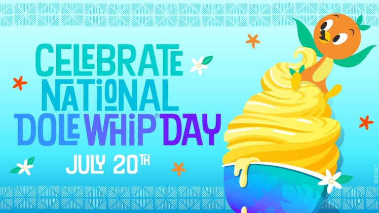 Celebrate National DOLE Whip Day 2023 with New Disney Wallpapers Featuring Orange Bird blog header