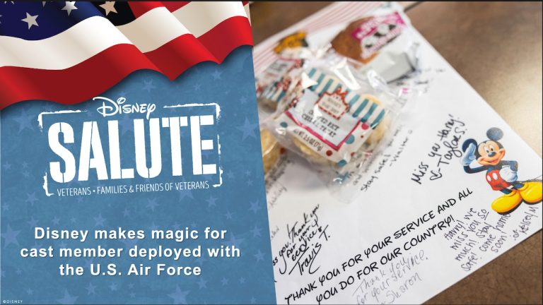 Disney Makes Magic for Cast Member and Air Force Reservists blog header