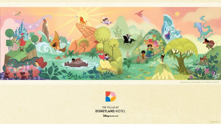 Disney Animation-Inspired Mural Will WOW You in The Villas at Disneyland Hotel blog header