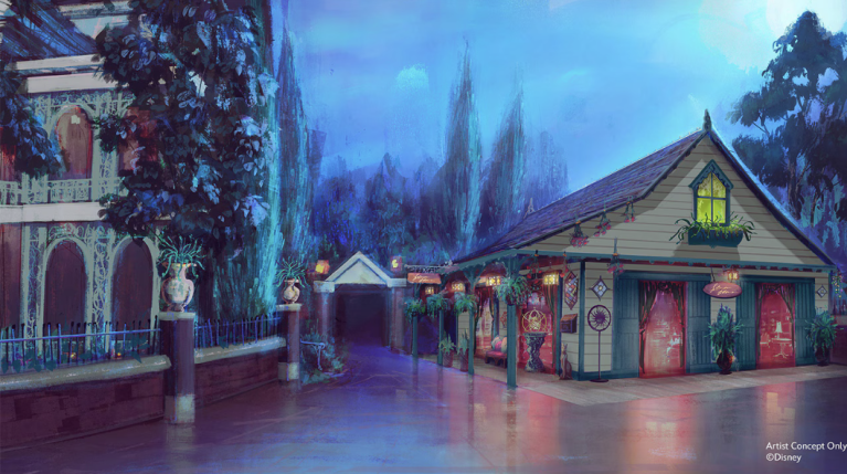 Concept for the New Haunted Mansion Grounds Expansion