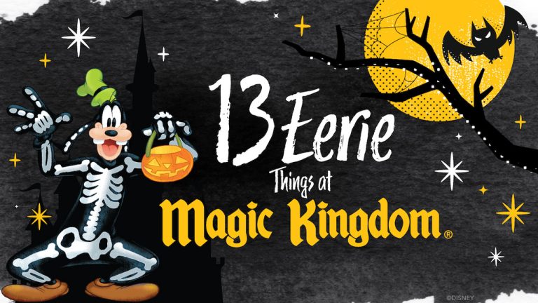 13 Eerie Things Disney Scavenger Hunt at Magic Kingdom Park blog header