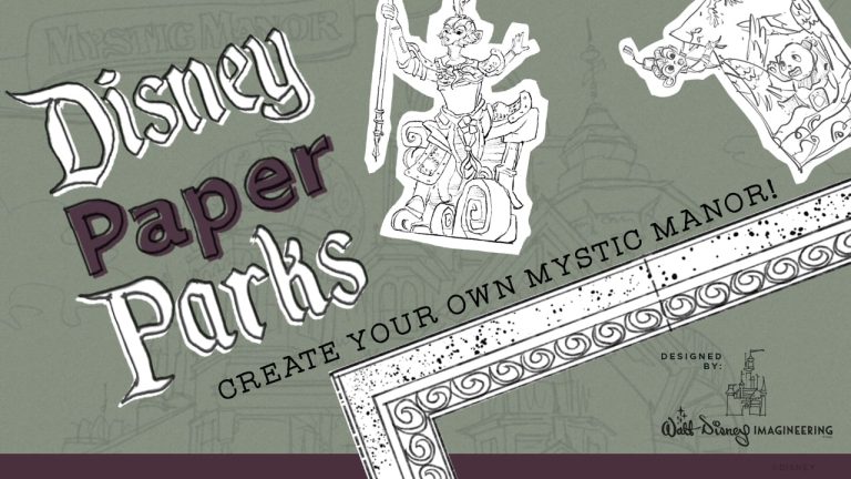 Disney Parks Blog Presents Disney Paper Parks: Mystic Manor Carousel Book Designed by Walt Disney Imagineering blog header