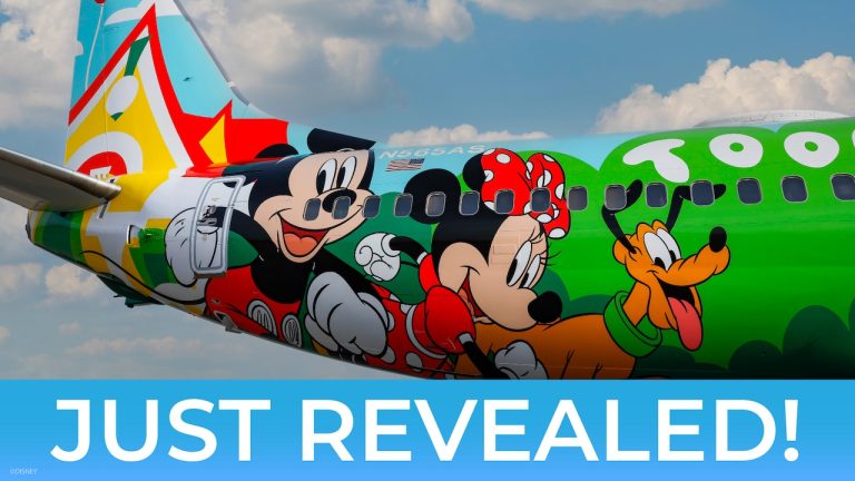 Alaska Airlines Reveals New Disneyland Resort-Themed Plane ‘Mickey’s Toontown Express’ blog header