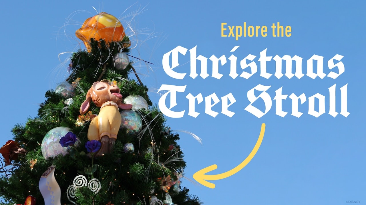 Disney Springs Christmas Tree Stroll Shines with 19 Dazzling Head-Turners blog header