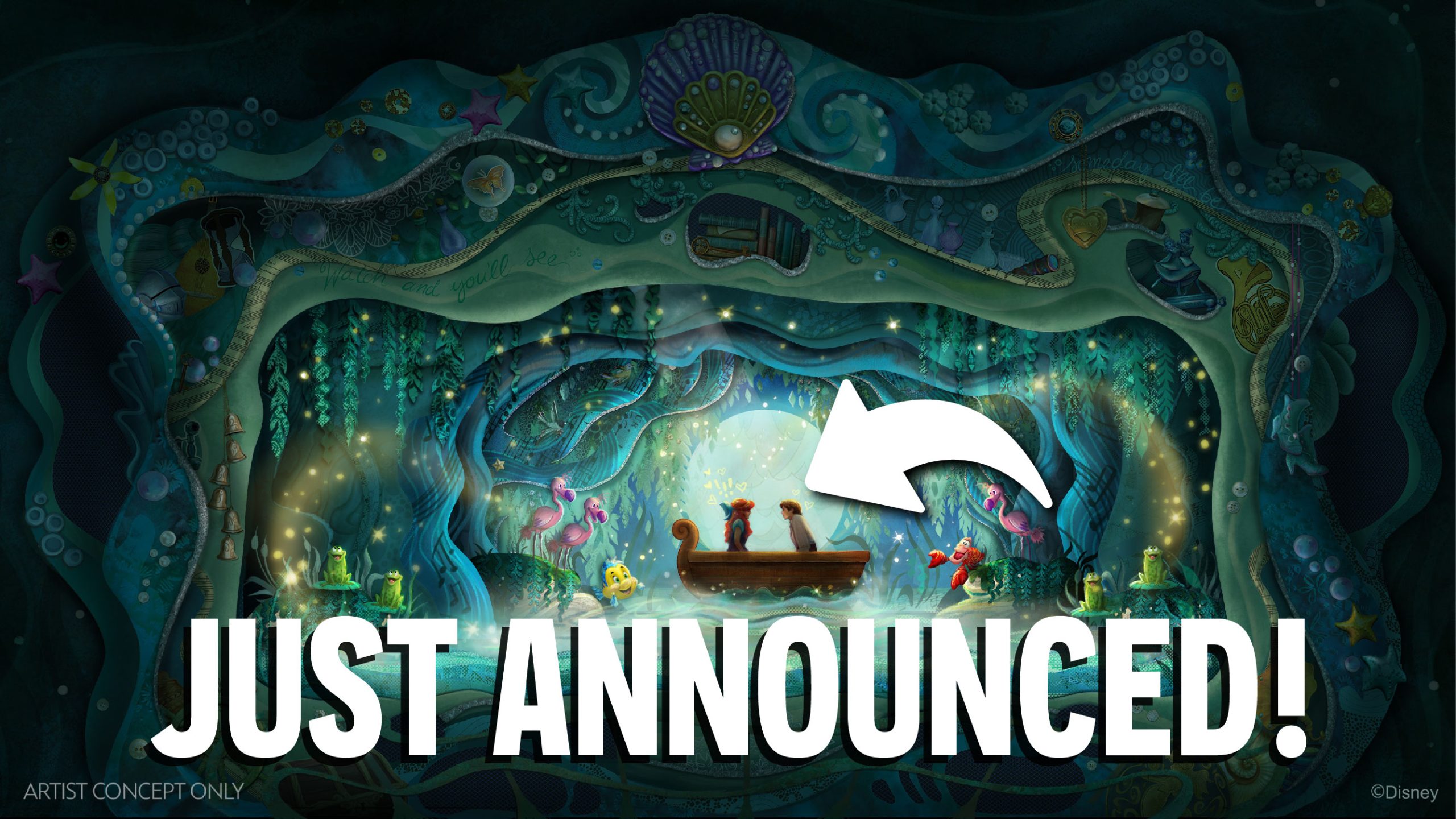 Just Announced New Little Mermaid Show at Hollywood Studios