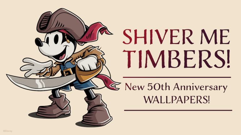 Arr! New Pirates of the Caribbean Wallpapers Celebrate 50 Years at Walt Disney World blog header