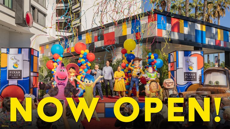 Now Open! Pixar Place Hotel Celebrates Pixar Stories at Disneyland Resort blog header