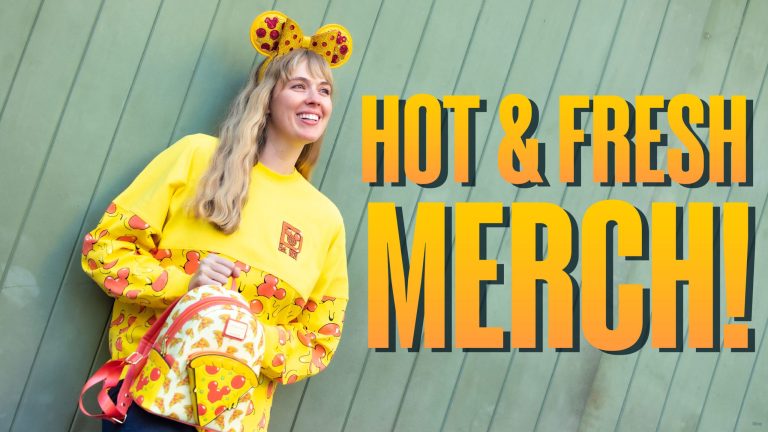 Hot and Fresh Disney Eats Merchandise: Pizza and Popcorn