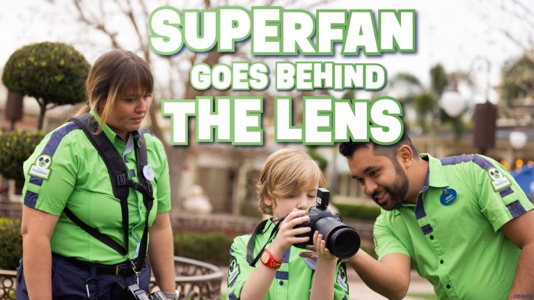 Superfan goes behind the lens blog header