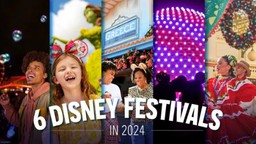 Collage of 2024 Disney Festivals