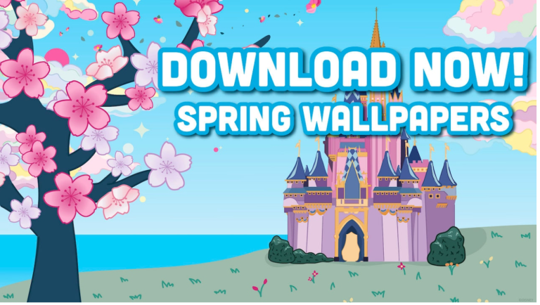 Ring in Spring with Fresh, New Disney Wallpapers blog header