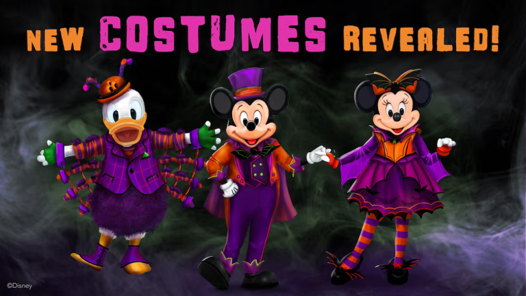 New Disney Cruise Line Halloween Costumes (Donald Duck, Mickey Mouse, Minnie Mouse)