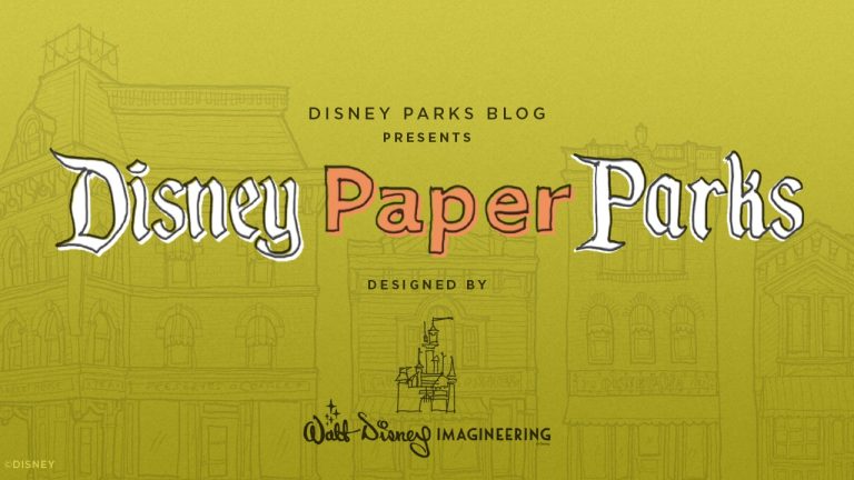 Disney Parks Blog Presents Disney Paper Parks Designed by Walt Disney Imagineering blog header