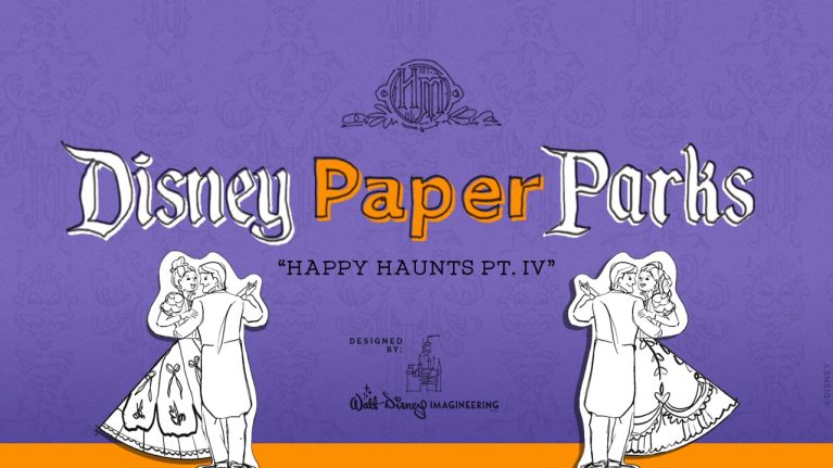 Disney Parks Blog Presents Disney Paper Parks: Happy Haunts Edition Designed by Walt Disney Imagineering, Part 4 blog header