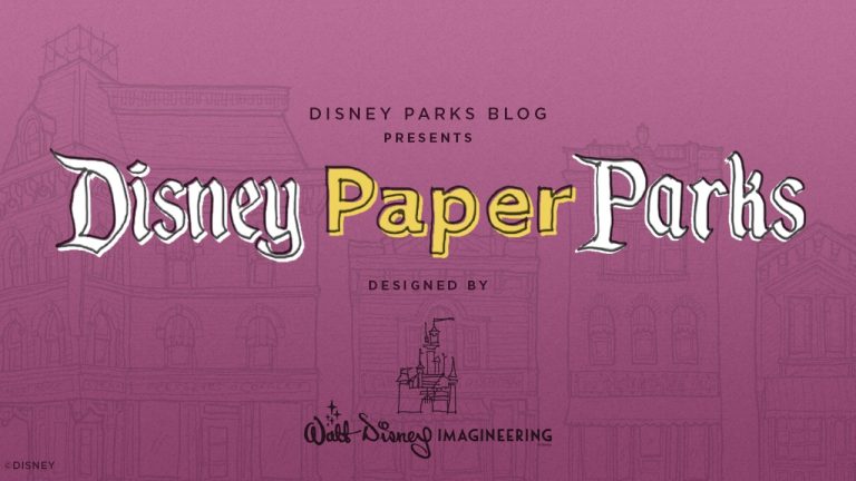 Disney Parks Blog Presents Disney Paper Parks Designed by Walt Disney Imagineering, blog header