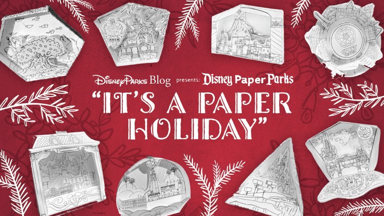Disney Parks Blog Presents Disney Paper Parks: Holiday Edition Designed by Walt Disney Imagineering, Part 4 blog header
