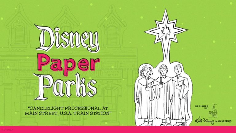 Disney Parks Blog Presents Disney Paper Parks: Holiday Edition Designed by Walt Disney Imagineering, Part 3 blog header