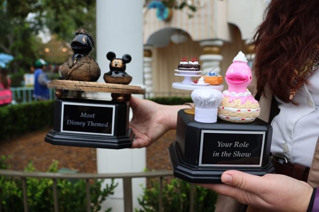 Prizes for "Most Disney Themed" and "Your Role in the Show"