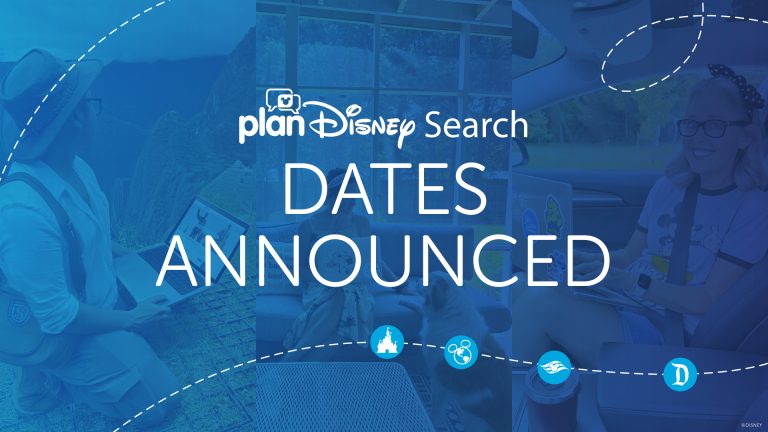 planDisney Search Dates Announced